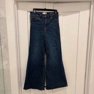 Frame Le Palazzo Crop Jeans size 28 - dark  wash